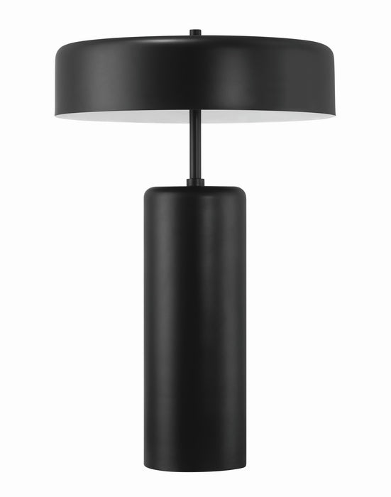Craftmade 87002FB-T Three Light Table Lamp, Flat Black
