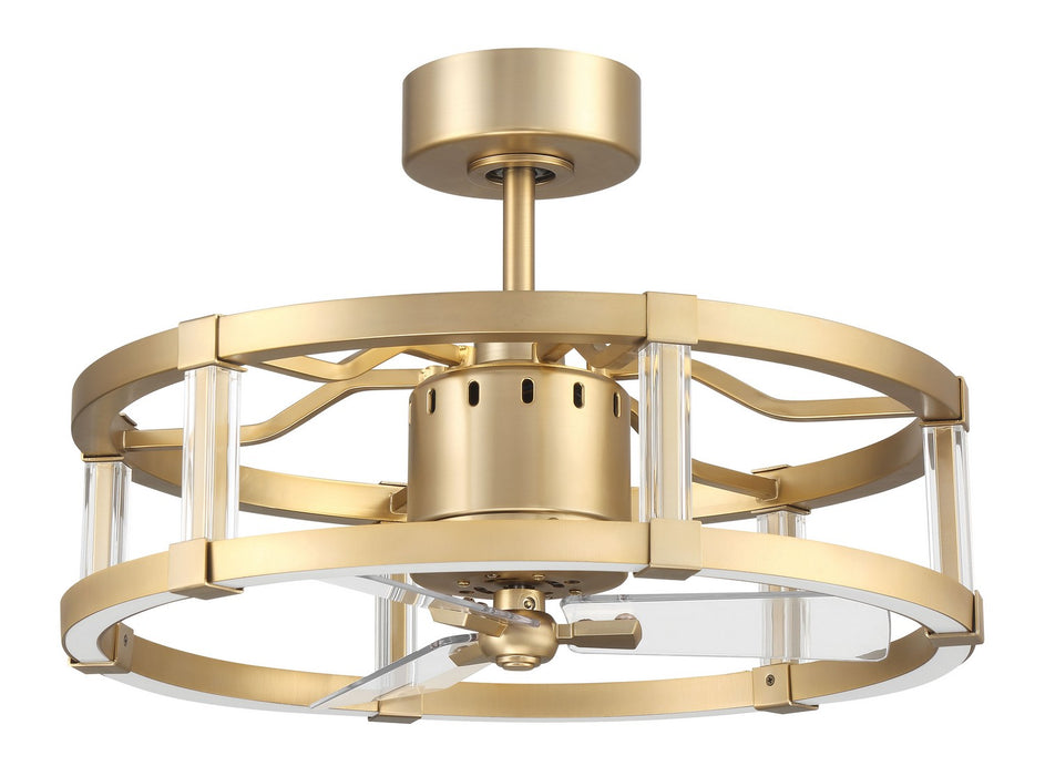 Craftmade ALS24SB3 18"Ceiling Fan, Satin Brass