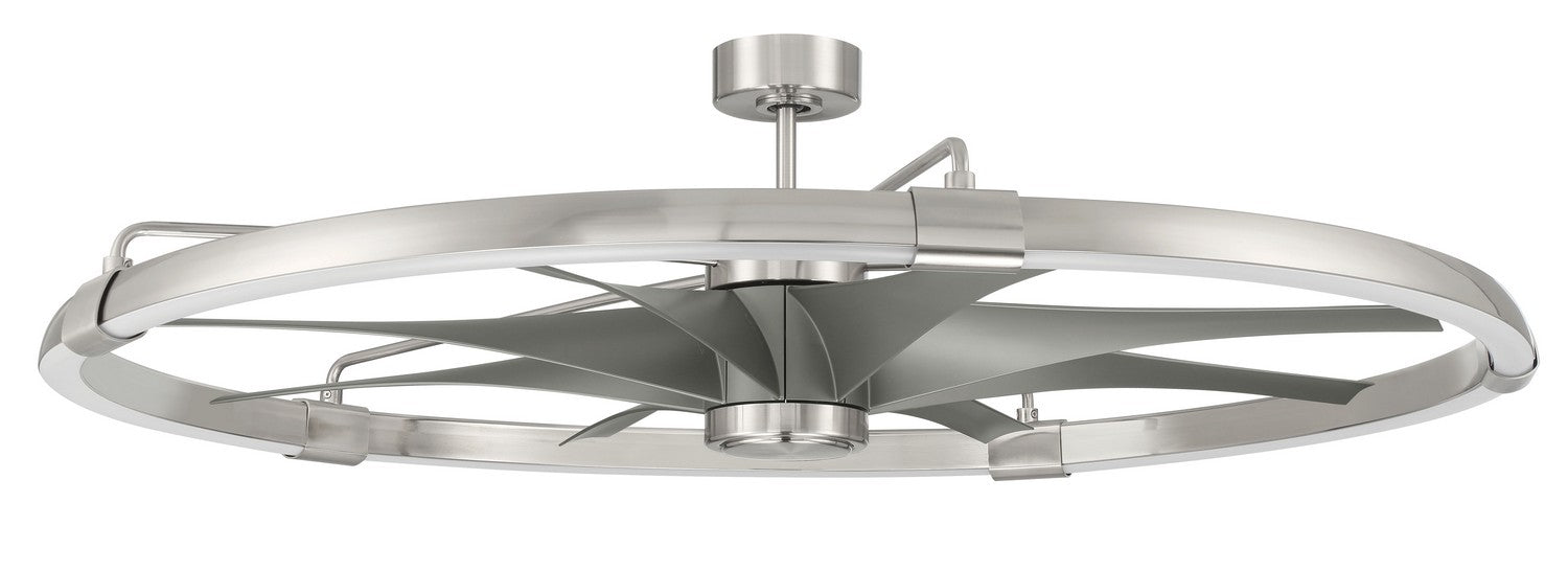 Craftmade AXL57BNK8 52"Ceiling Fan, Brushed Polished Nickel