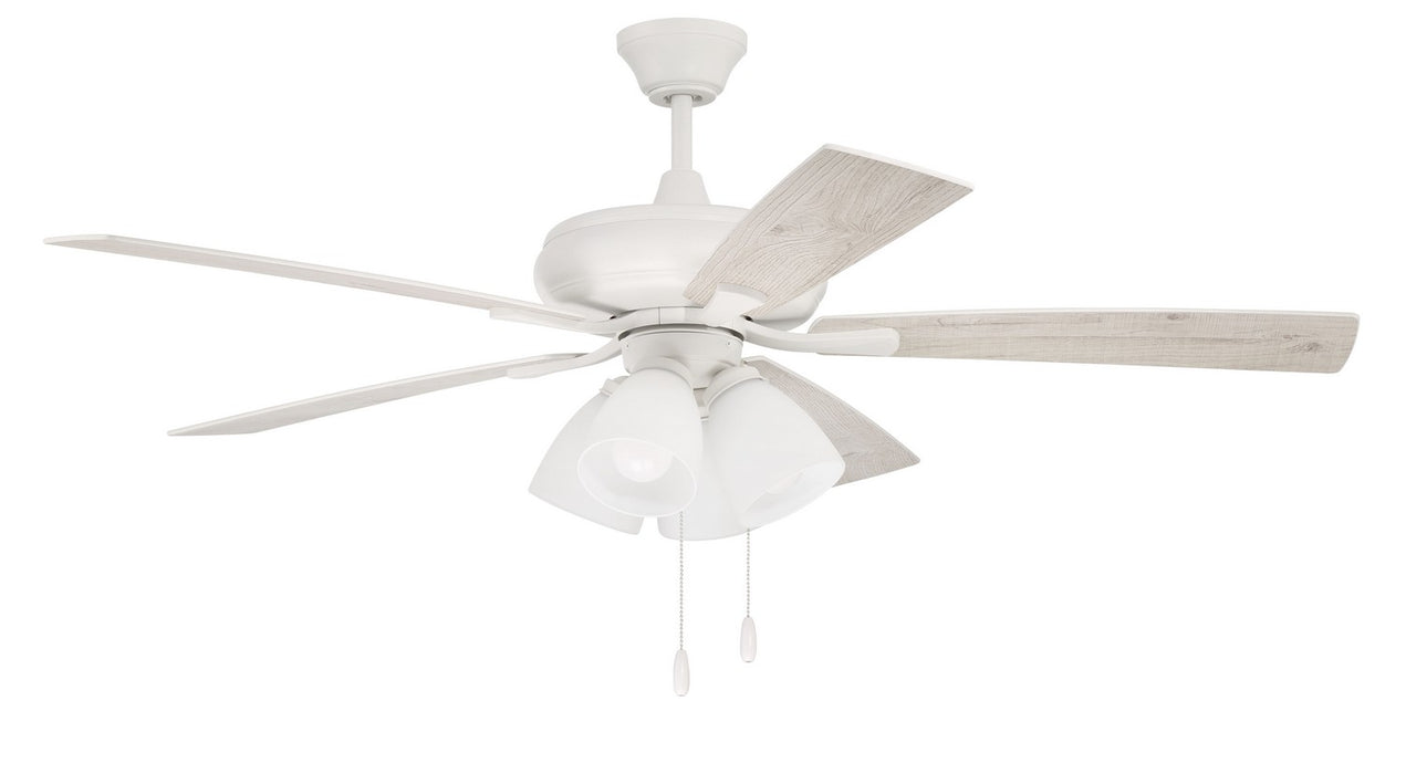 Craftmade ECF114W5-WWOK 52"Ceiling Fan, White