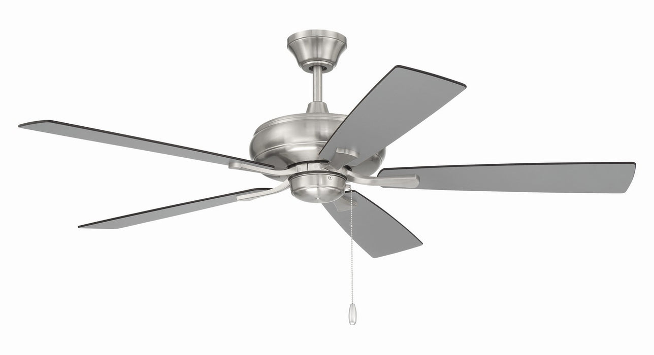 Craftmade ECF52BNK5-BNGW 52"Ceiling Fan, Brushed Polished Nickel