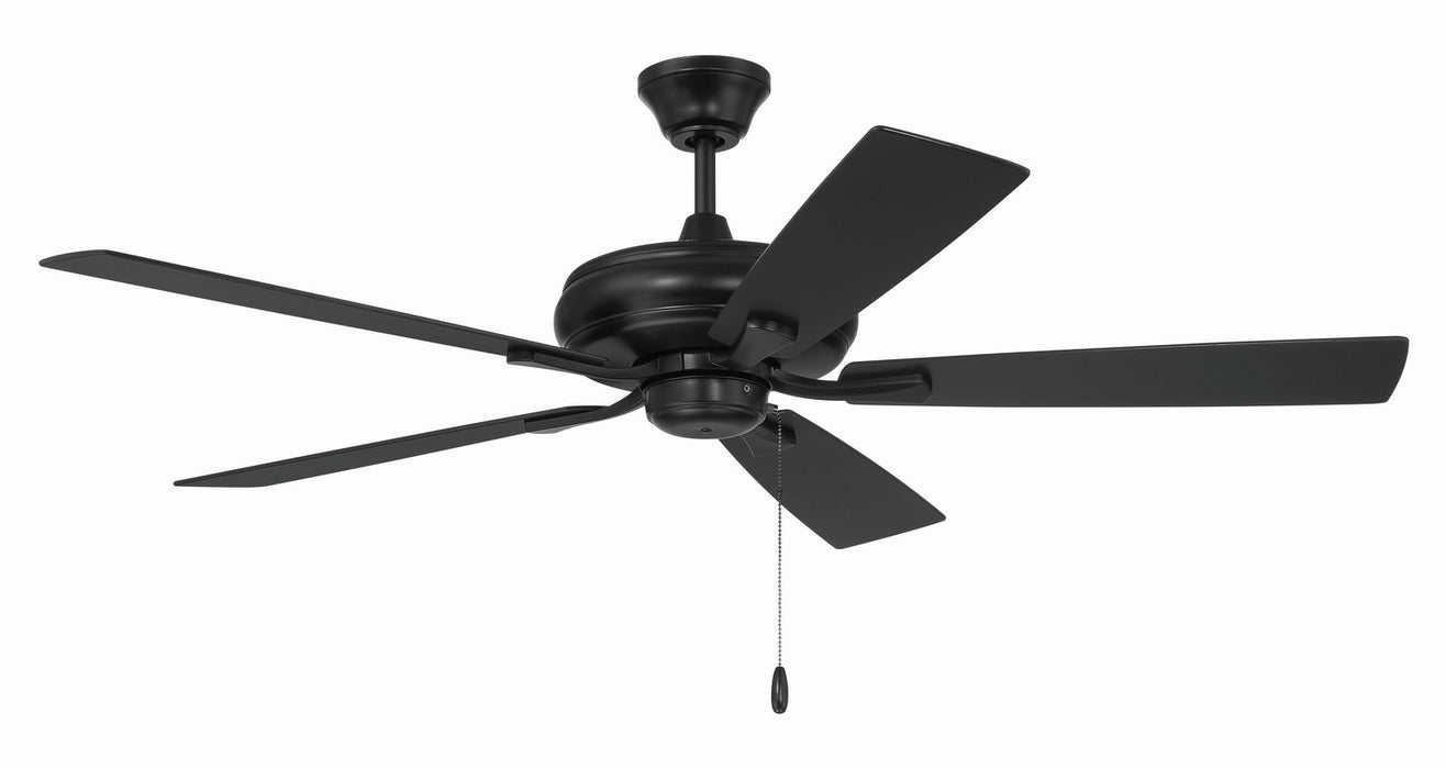 Craftmade ECF52FB5-FBGW 52"Ceiling Fan, Flat Black
