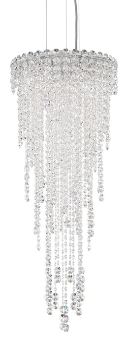 Schonbek CH1212N-401O Four Light Pendant, Polished Stainless Steel