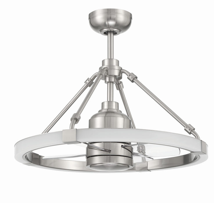Craftmade LVY24BNK4 19"Ceiling Fan, Brushed Polished Nickel