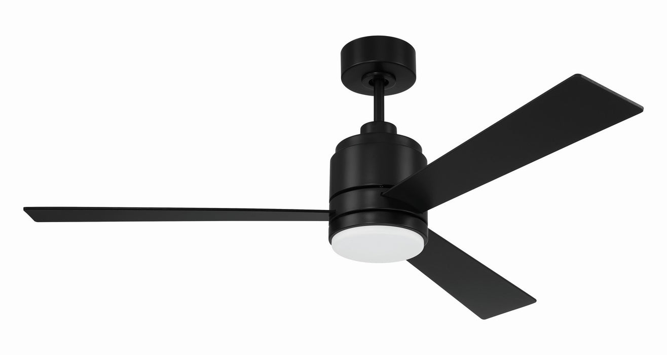 Craftmade MCY52FB3 52"Ceiling Fan, Flat Black