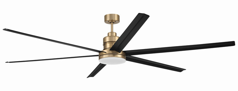Craftmade MND80SBFB6-NWF 80" Ceiling Fan, Satin Brass