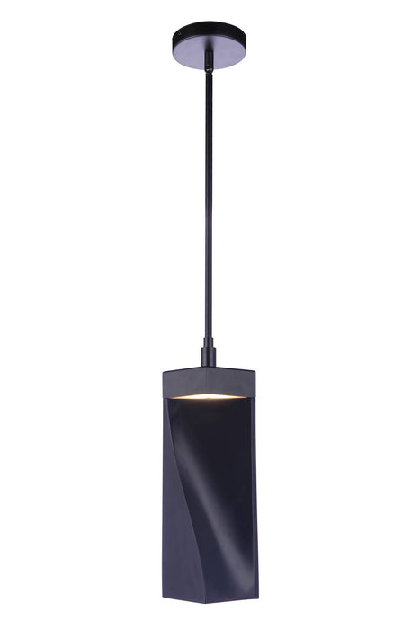 Craftmade P990FB-LED LED Mini Pendant, Flat Black