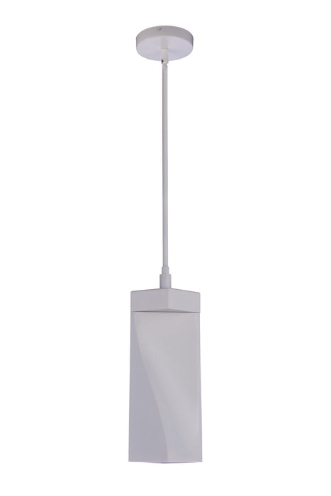Craftmade P990W-LED LED Mini Pendant, White