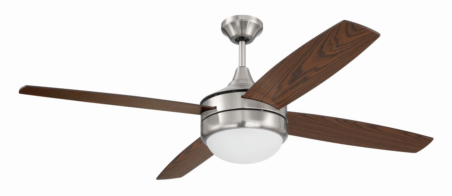 Craftmade PHZ52BNK4 52"Ceiling Fan, Brushed Polished Nickel