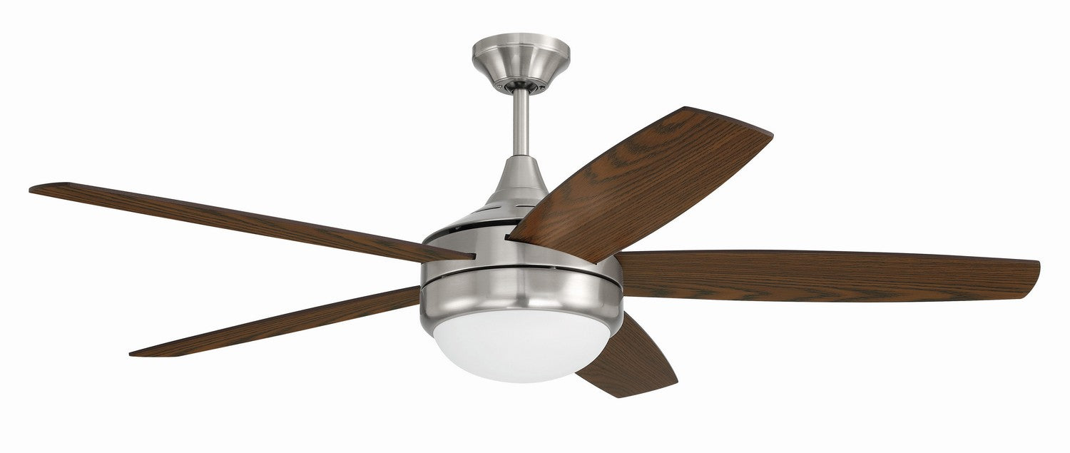 Craftmade PHZ52BNK5 52"Ceiling Fan, Brushed Polished Nickel