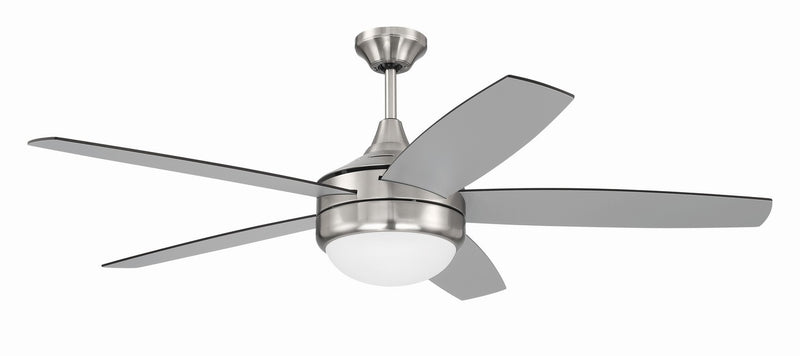 Craftmade PHZ52BNK5-BNGW 52"Ceiling Fan, Brushed Polished Nickel
