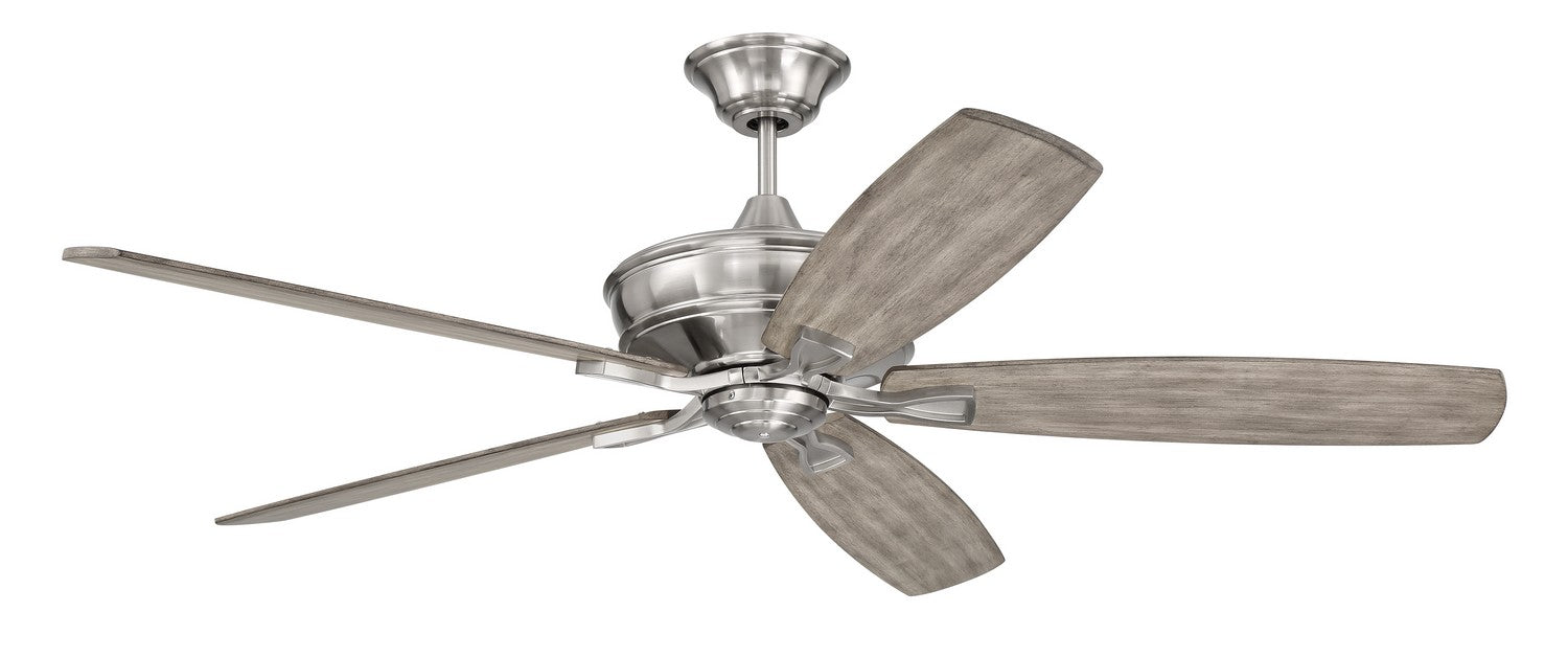 Craftmade SNT60BNK5 60"Ceiling Fan, Brushed Polished Nickel