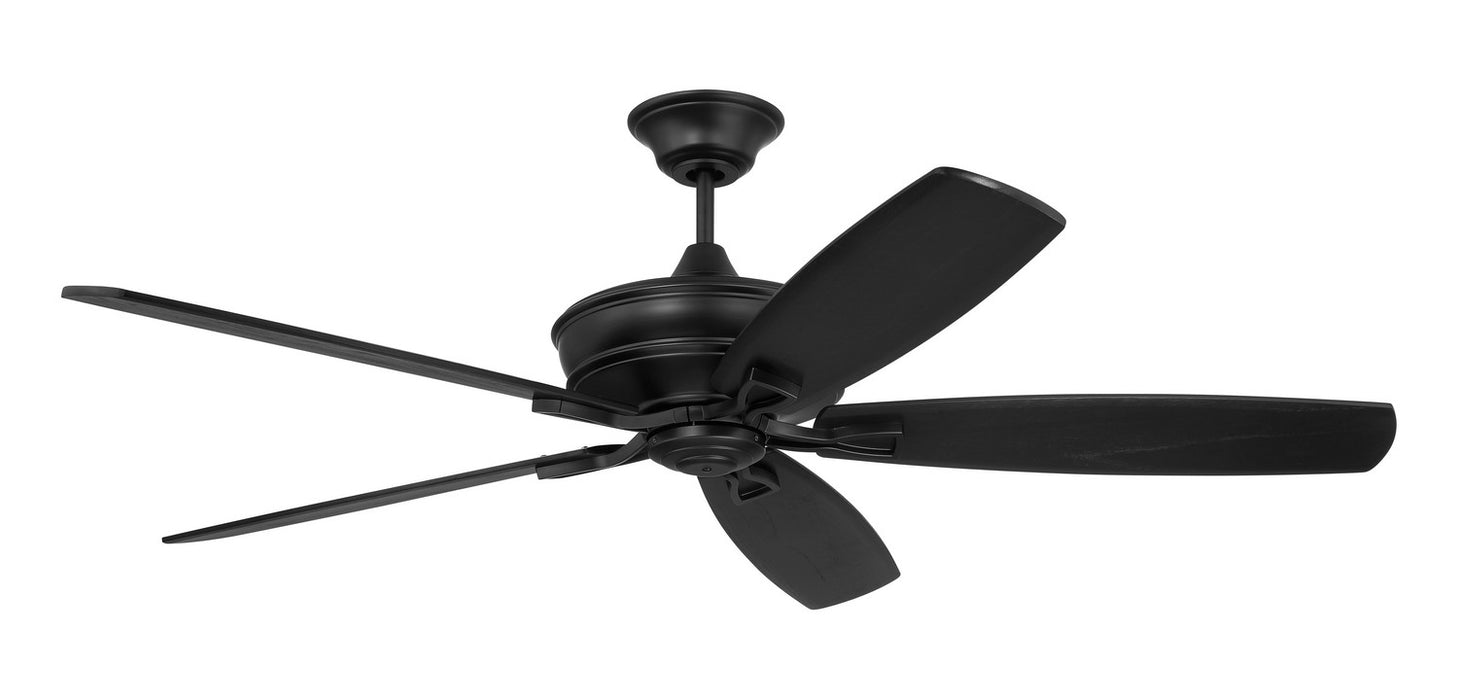 Craftmade SNT60FB5 60"Ceiling Fan, Flat Black