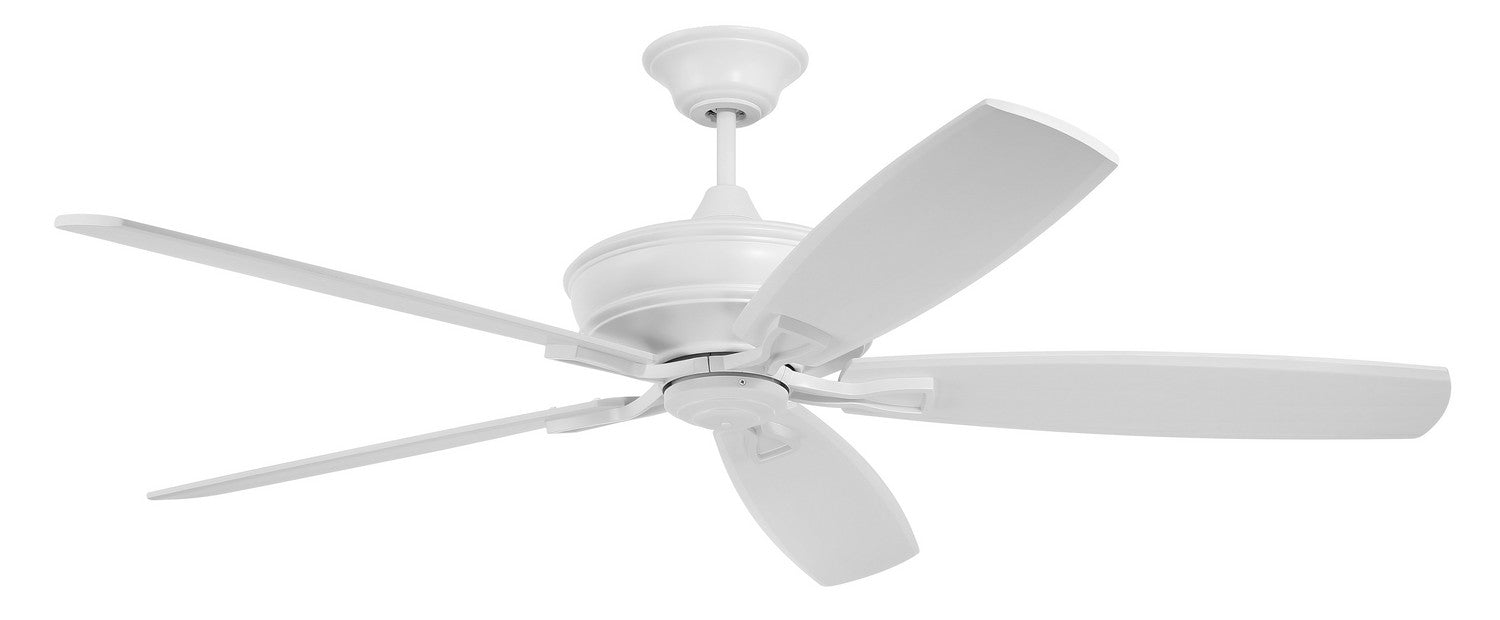 Craftmade SNT60MWW5 60"Ceiling Fan, Matte White