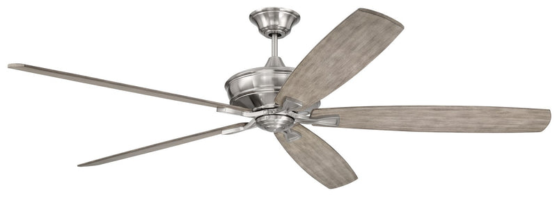 Craftmade SNT72BNK5 72"Ceiling Fan, Brushed Polished Nickel