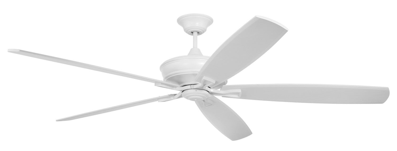 Craftmade SNT72MWW5 72"Ceiling Fan, Matte White