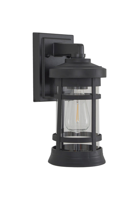 Craftmade ZA2304-TB-C One Light Outdoor Lantern, Textured Black