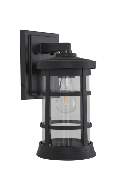 Craftmade ZA2314-TB-C One Light Outdoor Lantern, Textured Black