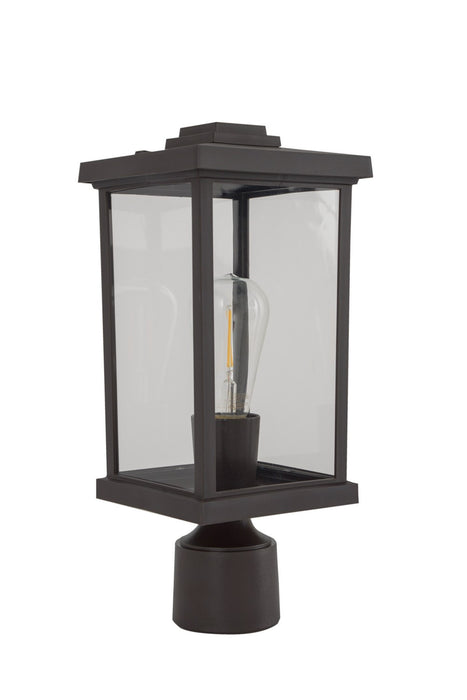 Craftmade ZA2415-BZ-C One Light Post Mount, Bronze