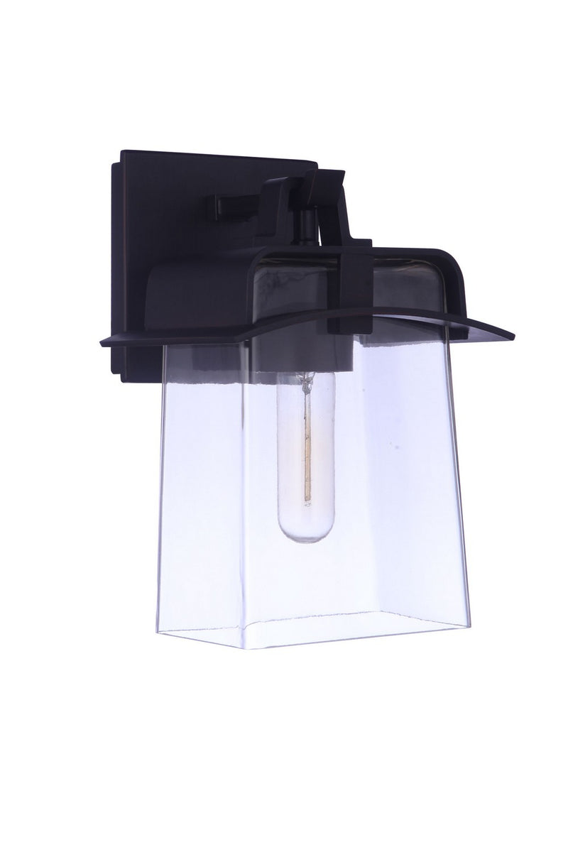 Craftmade ZA6004-ABZ One Light Outdoor Lantern, Aged Bronze Brushed