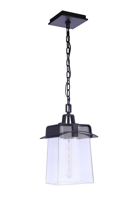 Craftmade ZA6011-ABZ One Light Outdoor Pendant, Aged Bronze Brushed