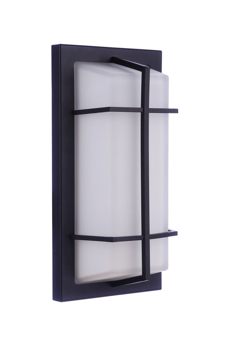 Craftmade ZA6112-TB Two Light Outdoor Bulkhead, Textured Black