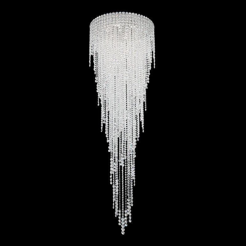 Schonbek CH2403N-401O Six Light Flush Mount, Polished Stainless Steel