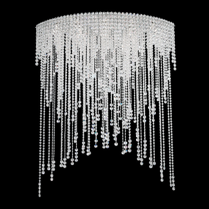 Schonbek CH4803N-401R Eight Light Flush Mount, Polished Stainless Steel