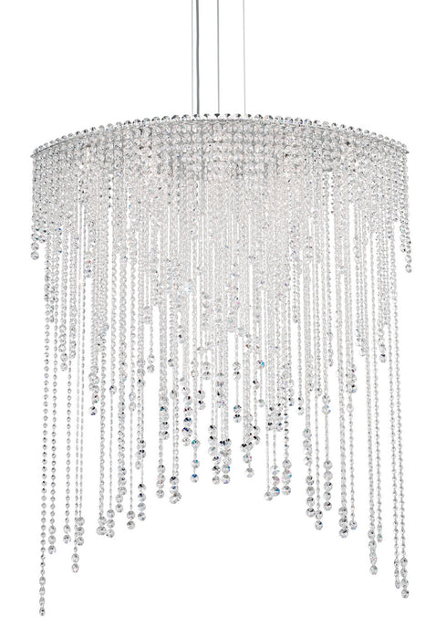 Schonbek CH4813N-401O Eight Light Pendant, Polished Stainless Steel