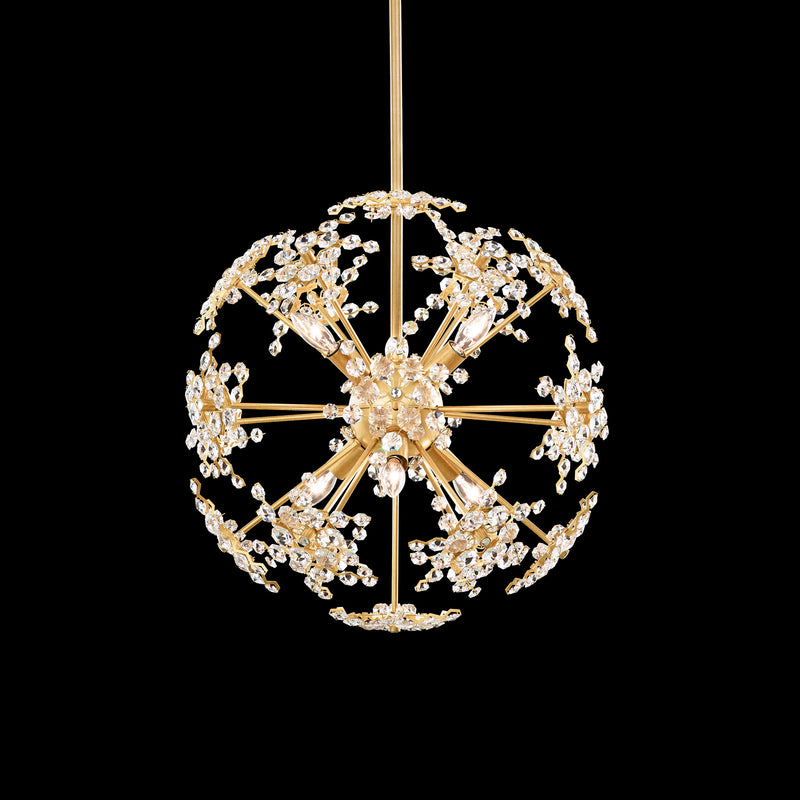 Schonbek DN1018N-306R Six Light Pendant, White Luster