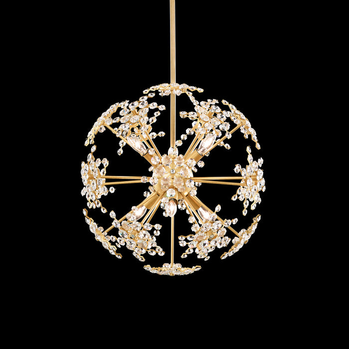 Schonbek DN1018N-306R Six Light Pendant, White Luster