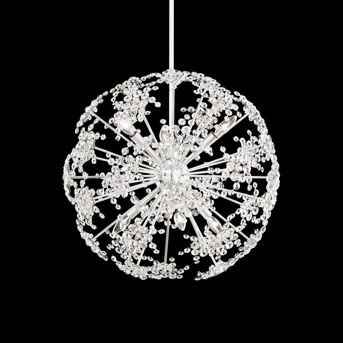 Schonbek DN1024N-306R Six Light Pendant, White Luster