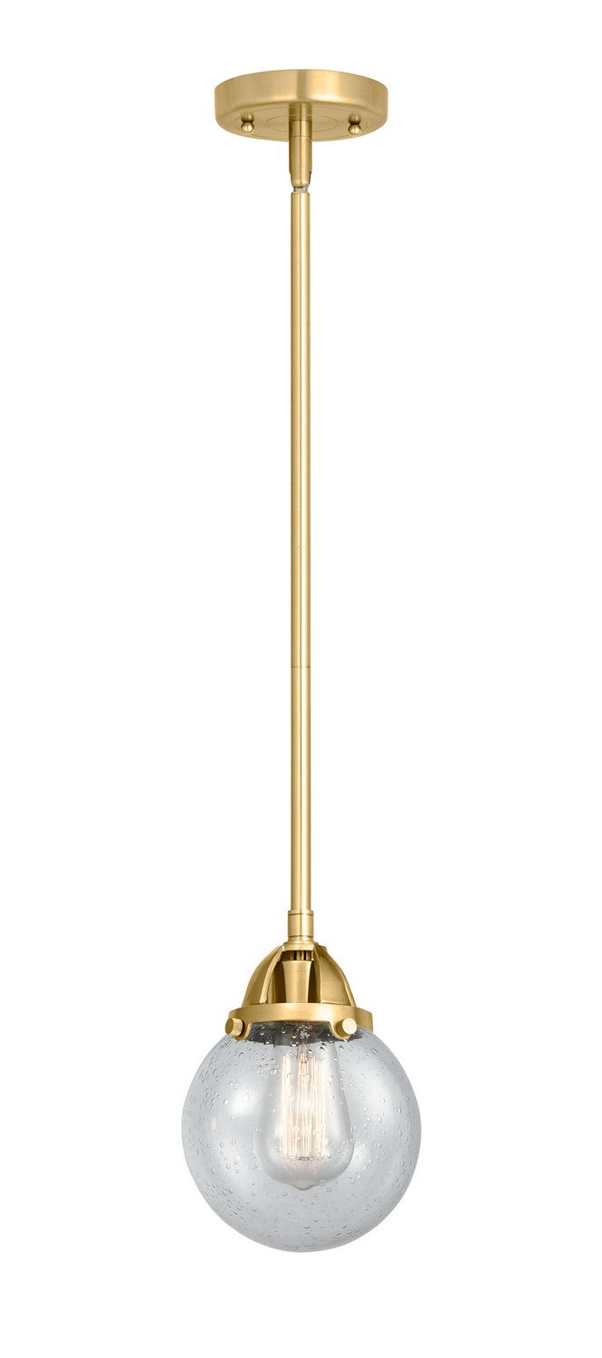 Innovations 288-1S-SG-G204-6 One Light Mini Pendant, Satin Gold