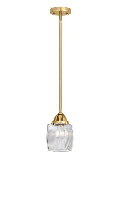Innovations 288-1S-SG-G302-LED LED Mini Pendant, Satin Gold