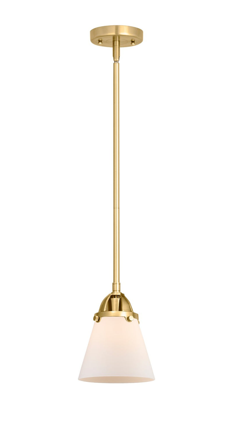 Innovations 288-1S-SG-G61 One Light Mini Pendant, Satin Gold