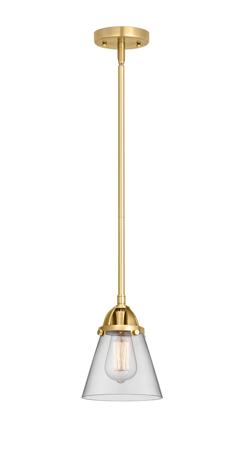 Innovations 288-1S-SG-G62 One Light Mini Pendant, Satin Gold