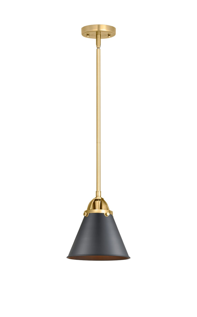 Innovations 288-1S-SG-M13-BK-LED LED Mini Pendant, Satin Gold