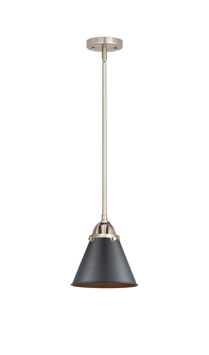 Innovations 288-1S-SN-M13-BK-LED LED Mini Pendant, Brushed Satin Nickel