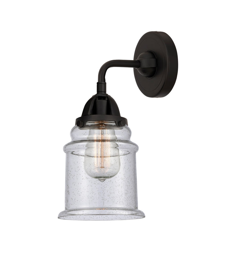 Innovations 288-1W-BK-G184-LED LED Wall Sconce, Matte Black