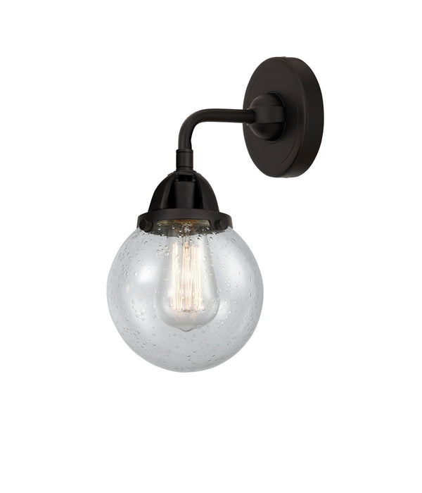 Innovations 288-1W-BK-G204-6-LED LED Wall Sconce, Matte Black