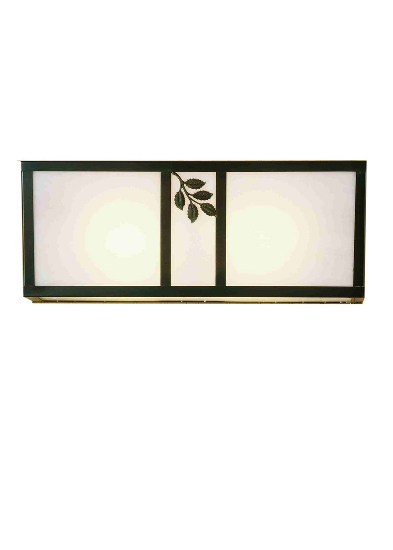 Meyda Tiffany 51996 Two Light Wall Sconce, White