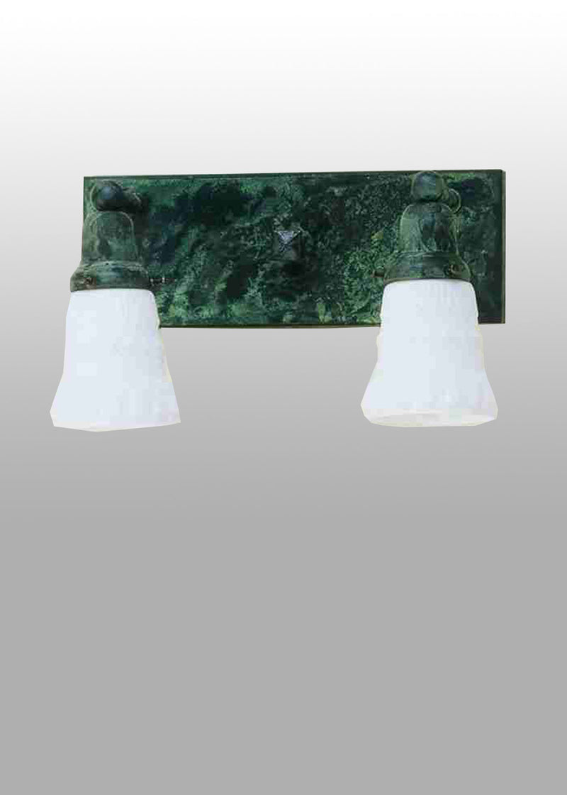 Meyda Tiffany 56532 Two Light Wall Sconce, Verd