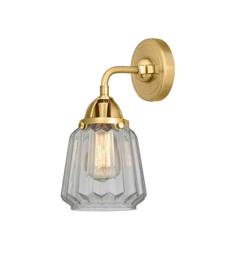 Innovations 288-1W-SG-G142 One Light Wall Sconce, Satin Gold