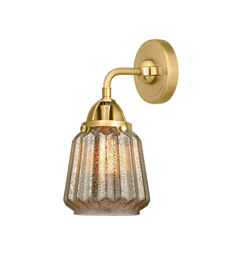 Innovations 288-1W-SG-G146 One Light Wall Sconce, Satin Gold