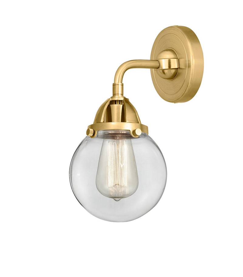 Innovations 288-1W-SG-G202-6-LED LED Wall Sconce, Satin Gold