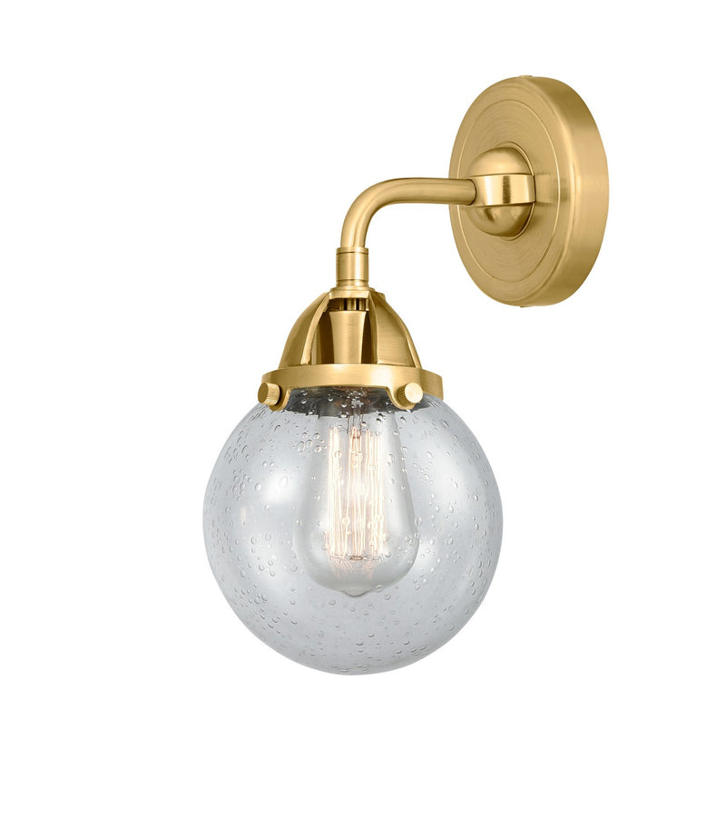 Innovations 288-1W-SG-G204-6 One Light Wall Sconce, Satin Gold