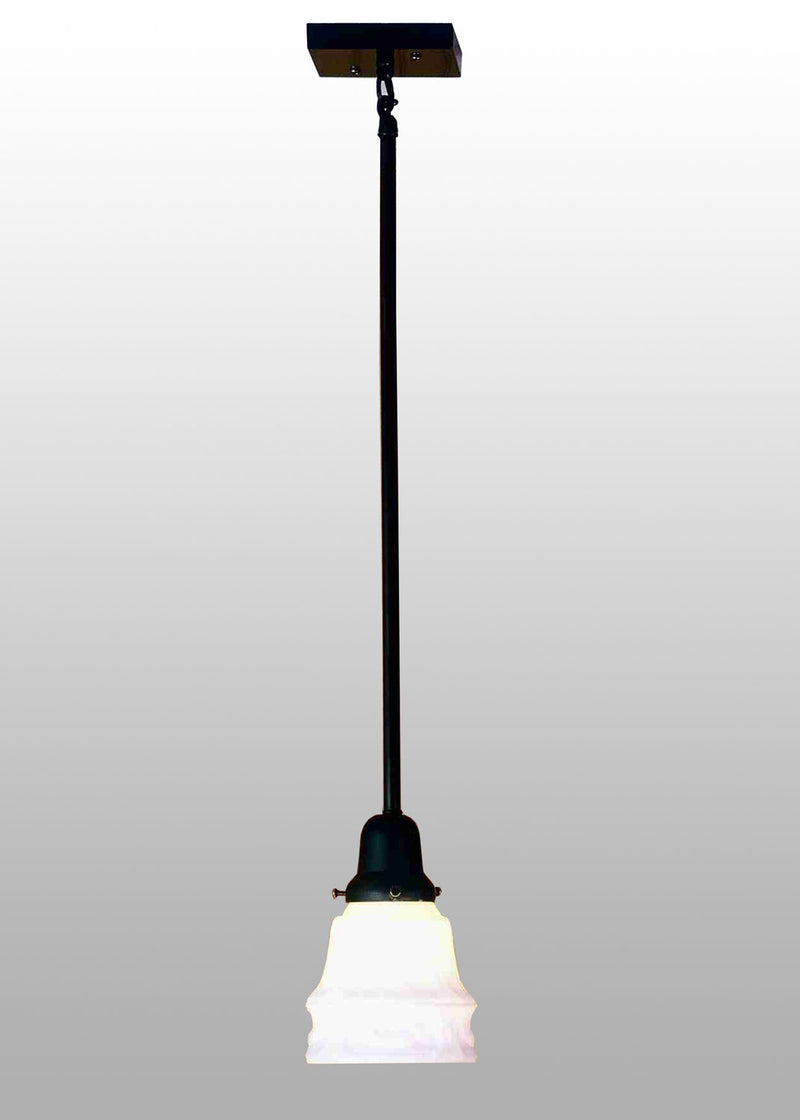 Meyda Tiffany 56661 One Light Mini Pendant, Craftsman Brown