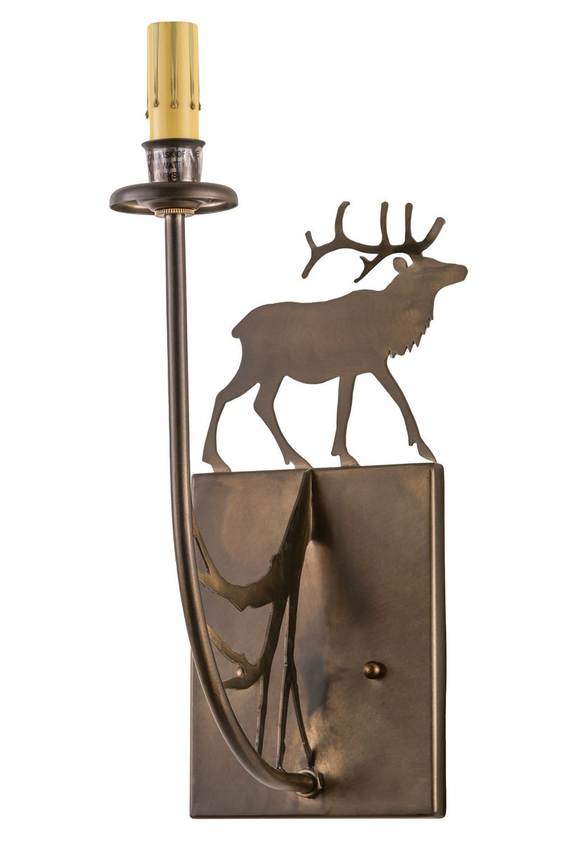 Meyda Tiffany 47762 One Light Wall Sconce, Antique Copper