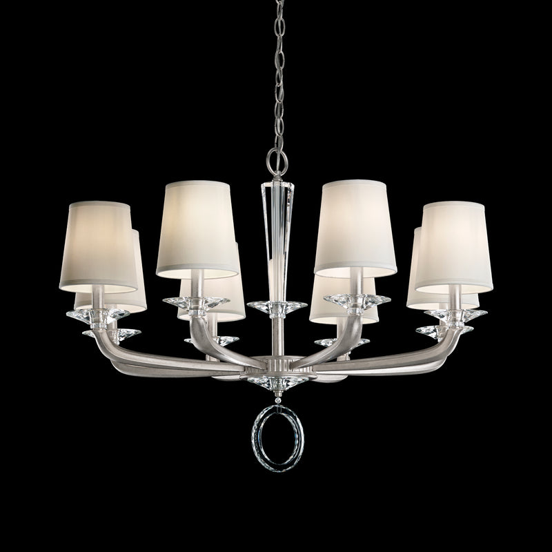 Schonbek MA1008N-23O Eight Light Chandelier, Etruscan Gold