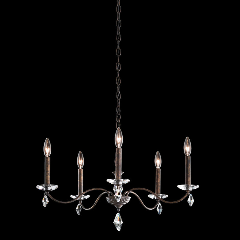 Schonbek MD1005N-76H Five Light Chandelier, Heirloom Bronze